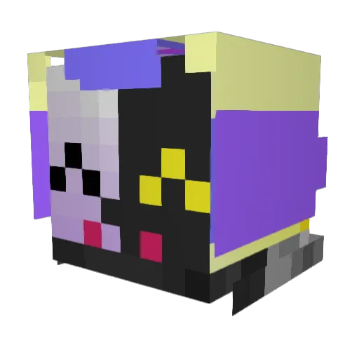 AngetSaint Minecraft avatar head, 3D render