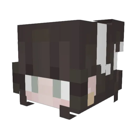 AngieMarie26 Minecraft avatar head, 3D render