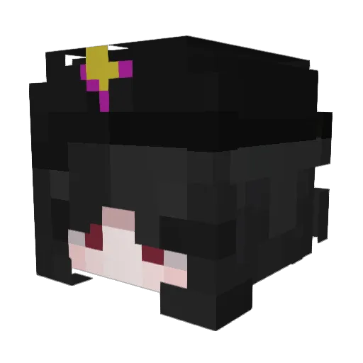 AngieRossas Minecraft avatar head, 3D render