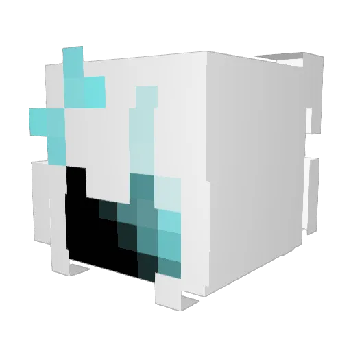 Angile_Beret Minecraft avatar head, 3D render