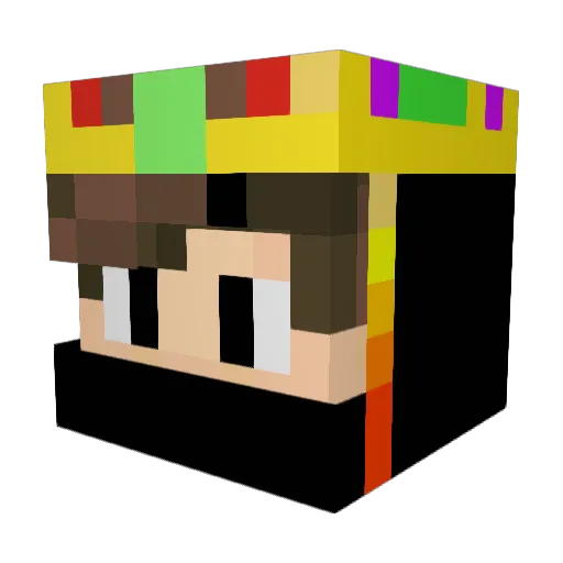AngleOfDeath24 Minecraft avatar head, 3D render