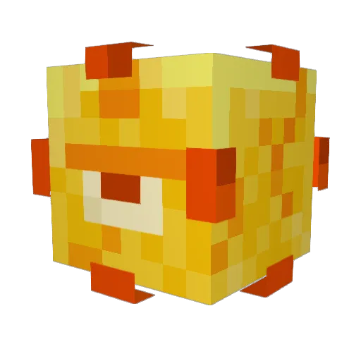 AnglerFelix Minecraft avatar head, 3D render