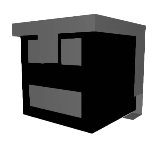 Angren8 Minecraft avatar head, 3D render