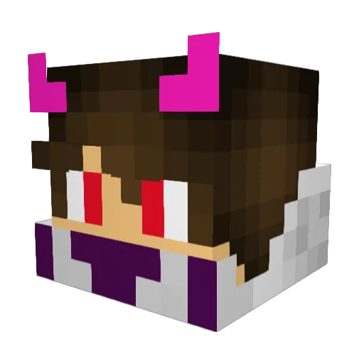 AngryB03 Minecraft avatar head, 3D render