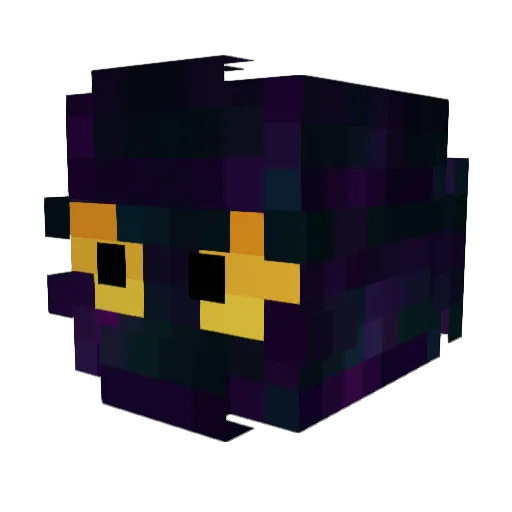 AngryBacteria Minecraft avatar head, 3D render