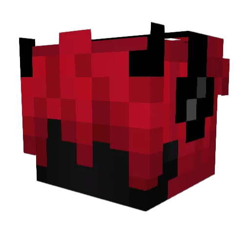 AngryCraft10 Minecraft avatar head, 3D render