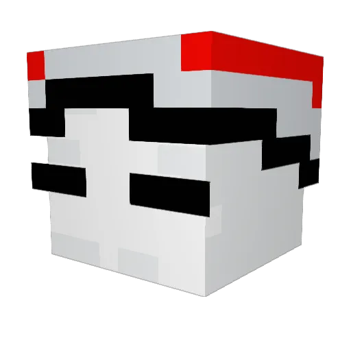 AngryDragon95 Minecraft avatar head, 3D render