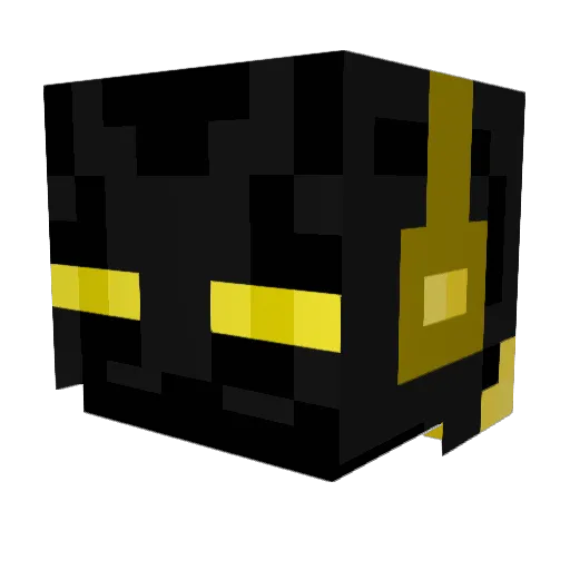 AngryPanda111 Minecraft avatar head, 3D render