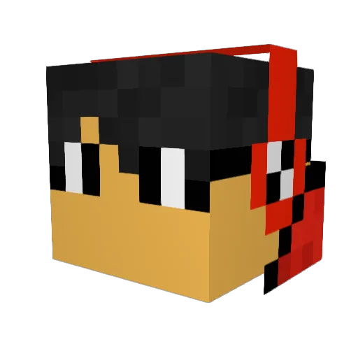 Angry_Boi Minecraft avatar head, 3D render