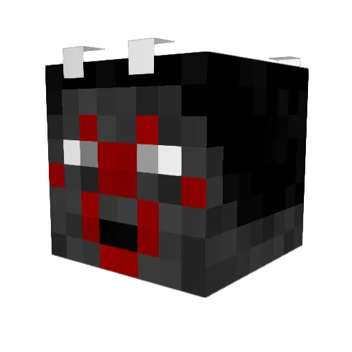 Angry_Poncho Minecraft avatar head, 3D render