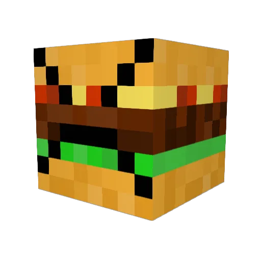 Angry_Sandwich Minecraft avatar head, 3D render