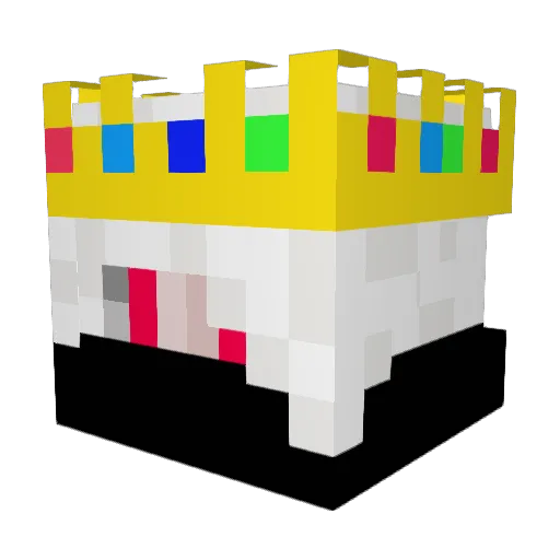 Angry_smol_boi Minecraft avatar head, 3D render