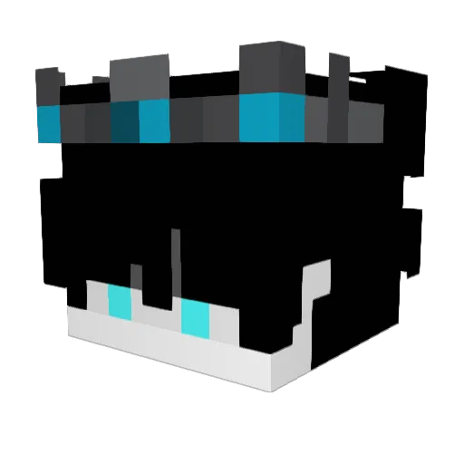 Angryo5 Minecraft avatar head, 3D render