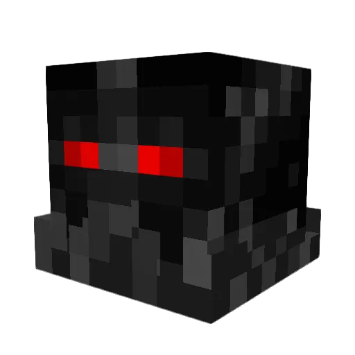 Angudar Minecraft avatar head, 3D render