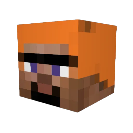 AngusEsperdrill Minecraft avatar head, 3D render