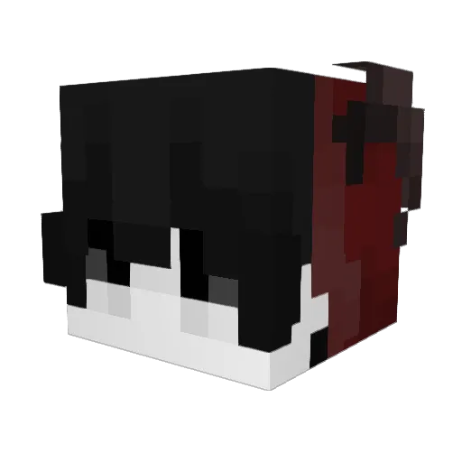 Angxlo_o Minecraft avatar head, 3D render