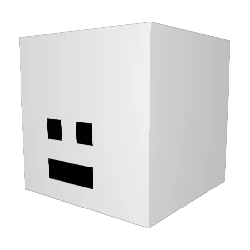 Angy_Bangy Minecraft avatar head, 3D render