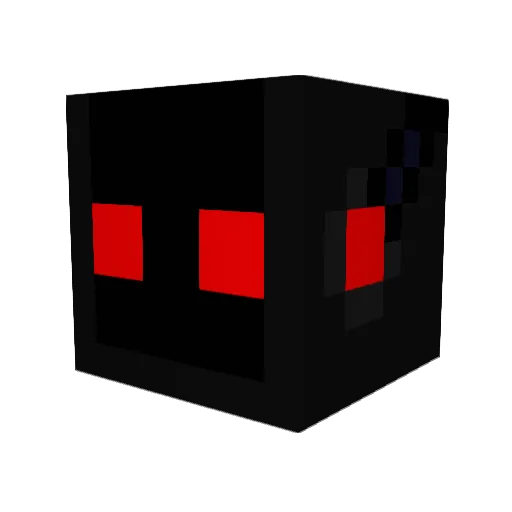 Angybones Minecraft avatar head, 3D render