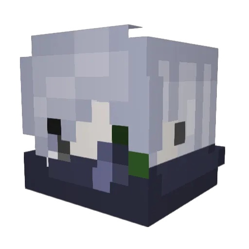 AnhHoDaGodXDD Minecraft avatar head, 3D render