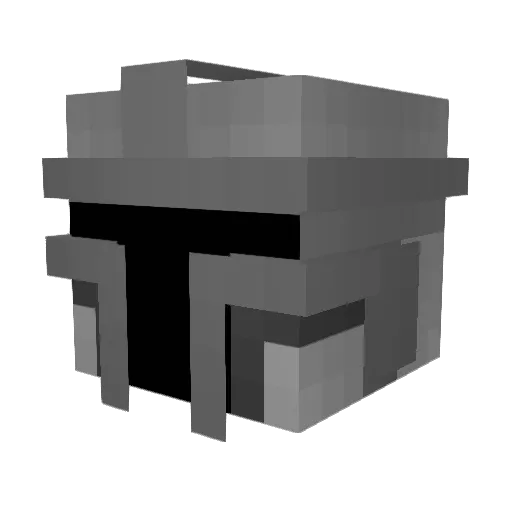 AnhaiDruak Minecraft avatar head, 3D render