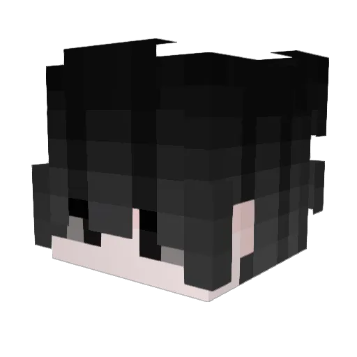 Anhdemons Minecraft avatar head, 3D render