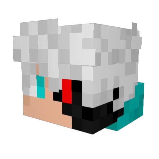 Anhnhoem Minecraft avatar head, 3D render