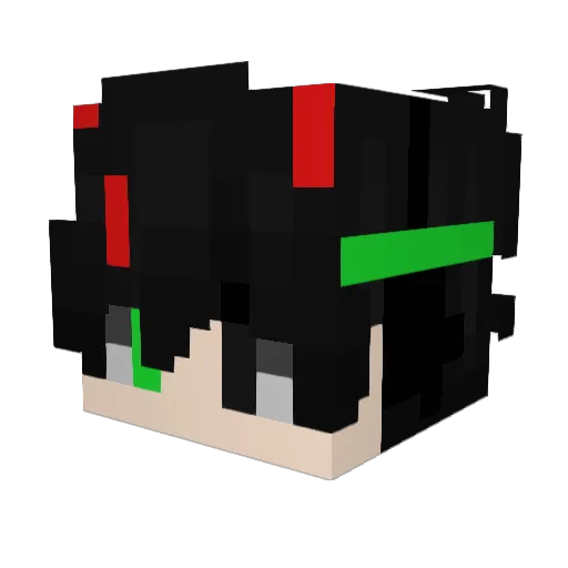 Anhwo_ow Minecraft avatar head, 3D render