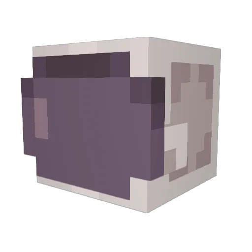 Ania3z Minecraft avatar head, 3D render