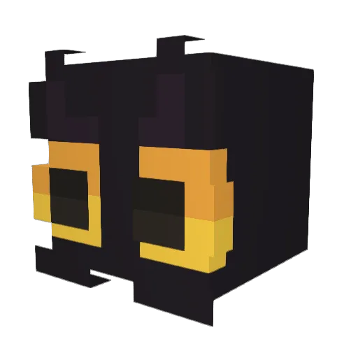 Anibo Minecraft avatar head, 3D render