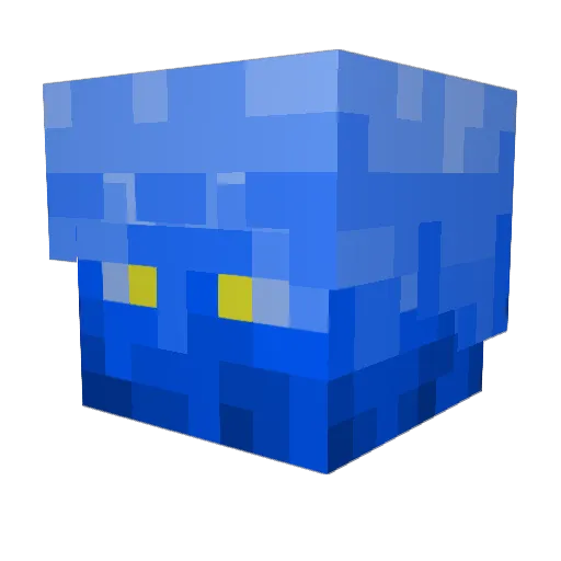Anibold Minecraft avatar head, 3D render