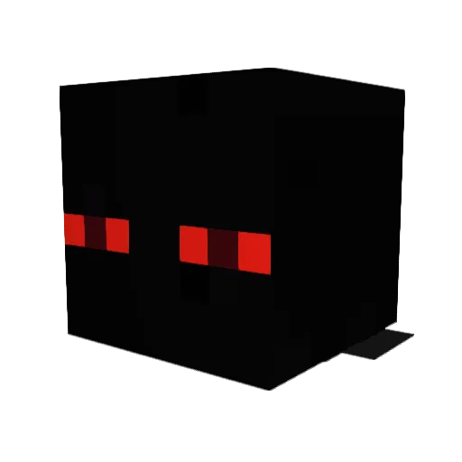 Anicable Minecraft avatar head, 3D render