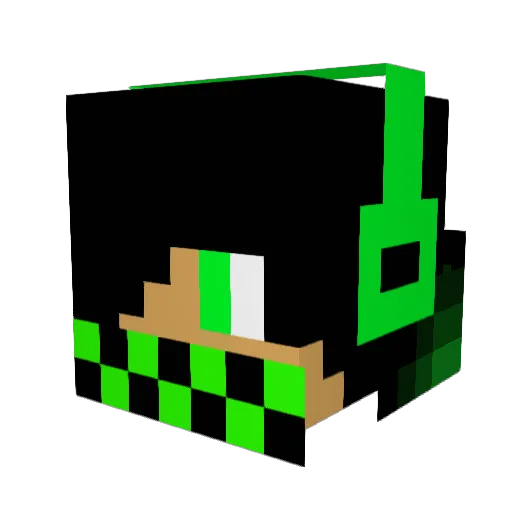 Anikan_12 Minecraft avatar head, 3D render