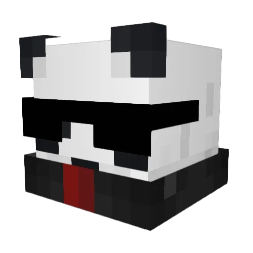 Anikilag Minecraft avatar head, 3D render