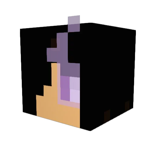 Animal2003 Minecraft avatar head, 3D render