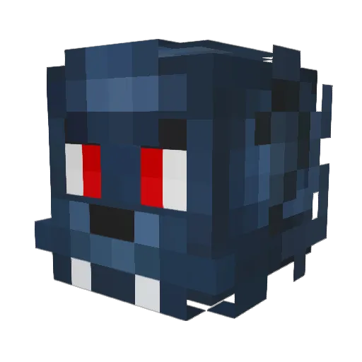 Animallybeast Minecraft avatar head, 3D render