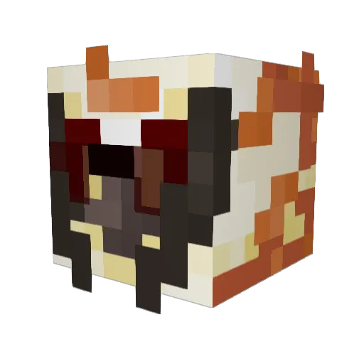 AnimatedAxonite Minecraft avatar head, 3D render