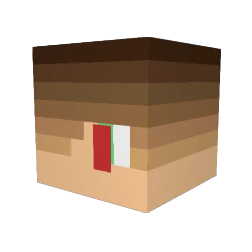 AnimatorElshb7 Minecraft avatar head, 3D render