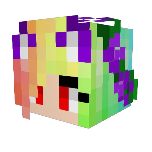 AnimeBoy009 Minecraft avatar head, 3D render