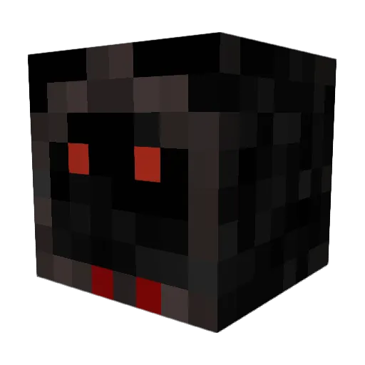 AnimeHistorian Minecraft avatar head, 3D render