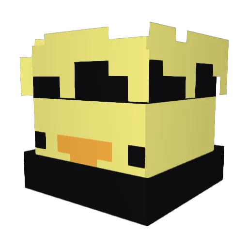 AnimeIsLive987 Minecraft avatar head, 3D render