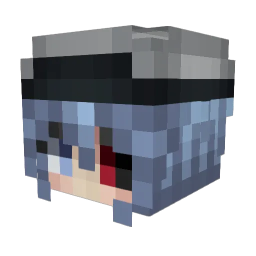 AnimeIsLove4Ever Minecraft avatar head, 3D render