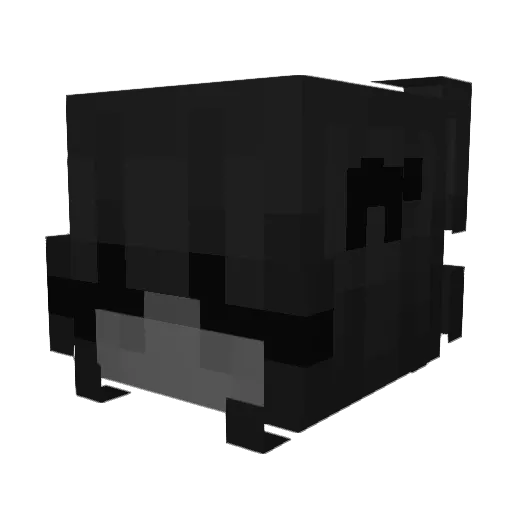 AnimeLordd Minecraft avatar head, 3D render