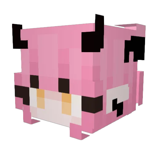 AnimeLoveRadio Minecraft avatar head, 3D render