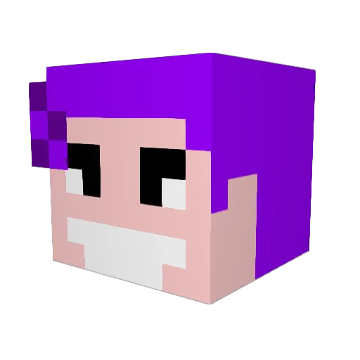 AnimeMyth99 Minecraft avatar head, 3D render