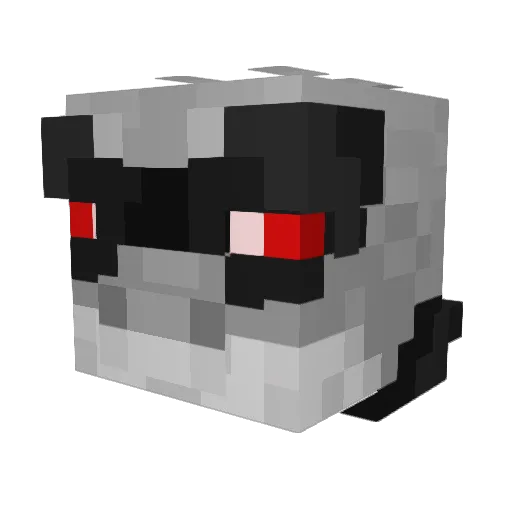 AnimeSnipez Minecraft avatar head, 3D render