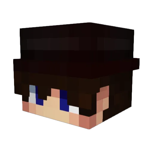 Anime_Bueger Minecraft avatar head, 3D render