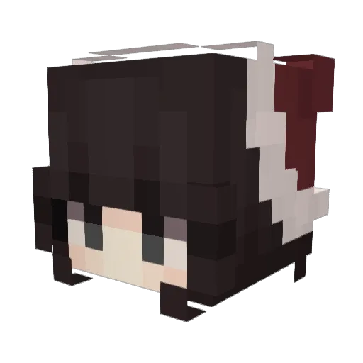 Anime_Minx Minecraft avatar head, 3D render