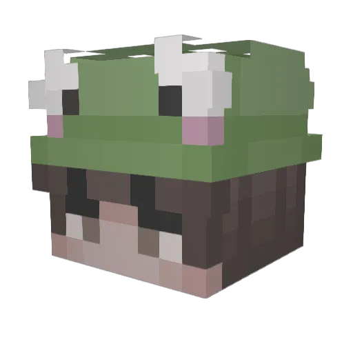 AnimeseGaming Minecraft avatar head, 3D render