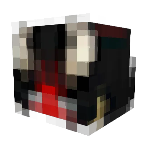 AnisGames15 Minecraft avatar head, 3D render