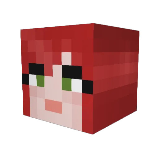 AniyahXXVI Minecraft avatar head, 3D render